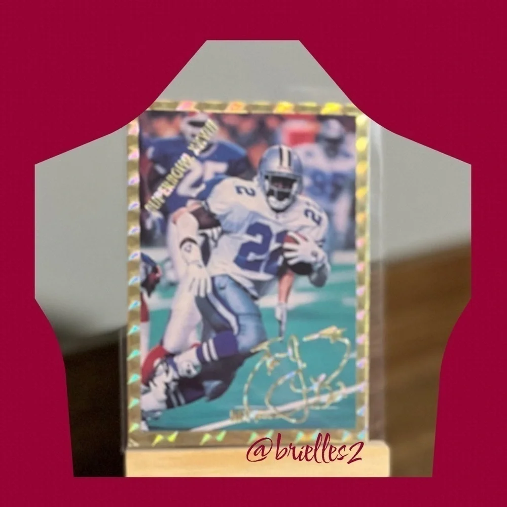 🏈🏈 Emmett Smith Rare 1994 Promotional Photo/Card 1/5000